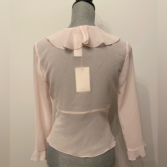 Aritzia Wilfred Frenchy Pink Blouse - Picture 6 of 8